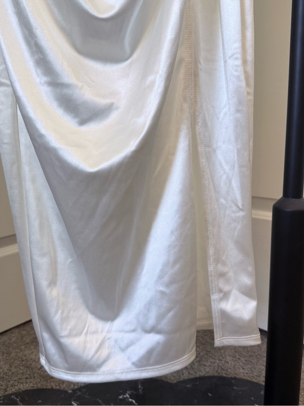 NWT Windsor Seona White Satin Dress - Picture 2 of 7